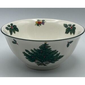 Mikasa Heritage Christmas Story Nut‎ Serving Dish Bowl Christmas Tree
